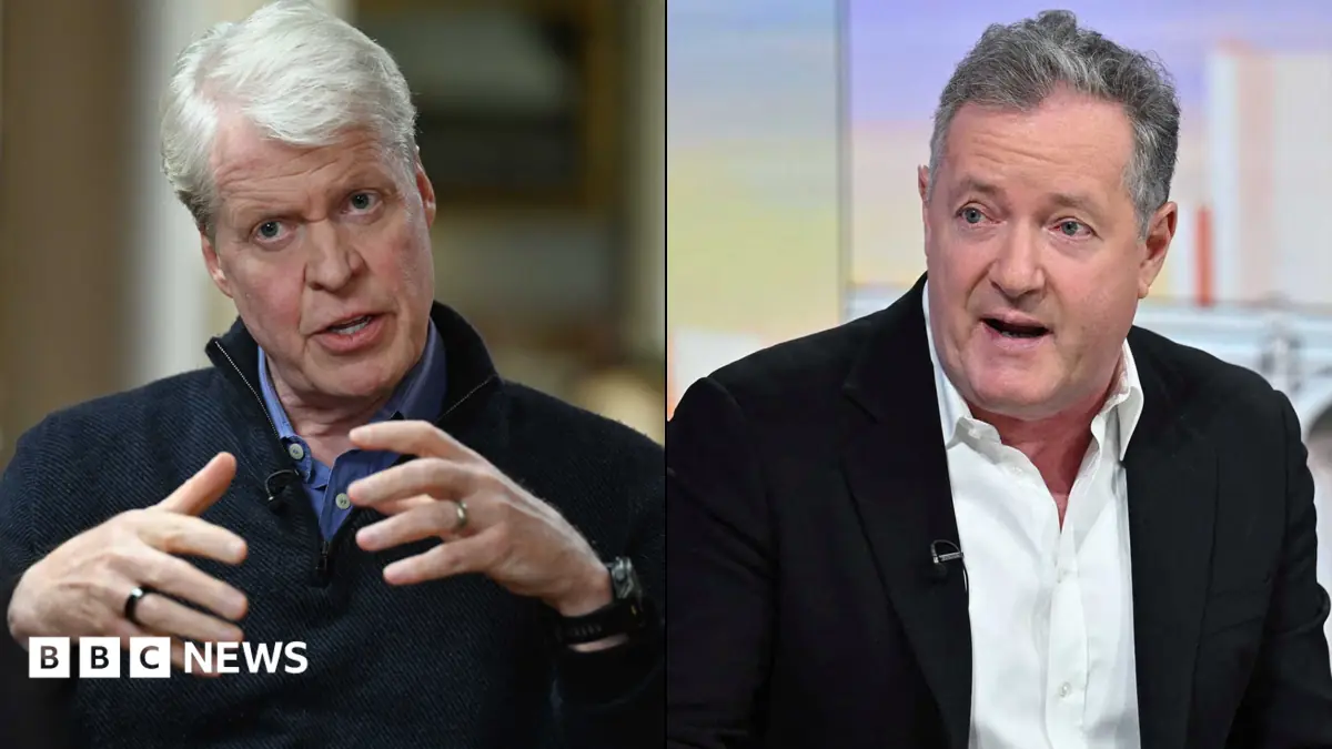 Earl Spencer apologises to Piers Morgan over factual error in Diana book