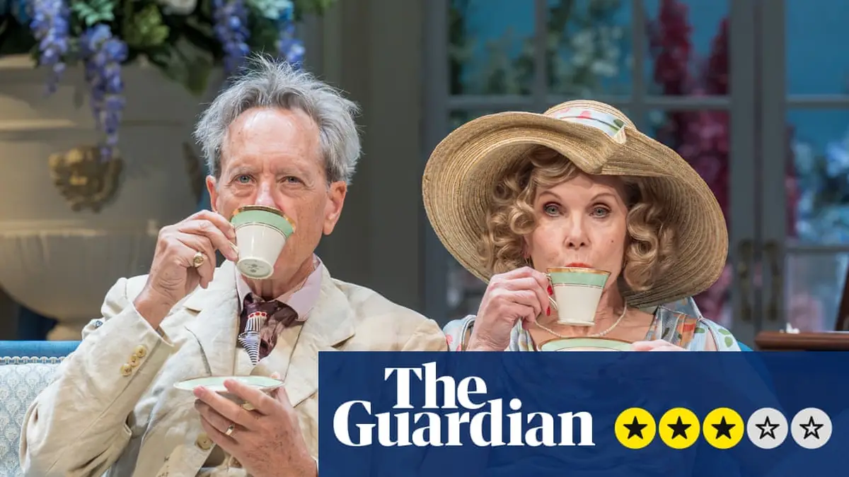 Hay Fever review – Richard E Grant and Christine Baranski host Coward’s country house shenanigans