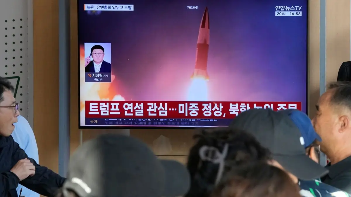 North Korea launches double ballistic missiles into the sea as Pyongyang escalates weapons testing