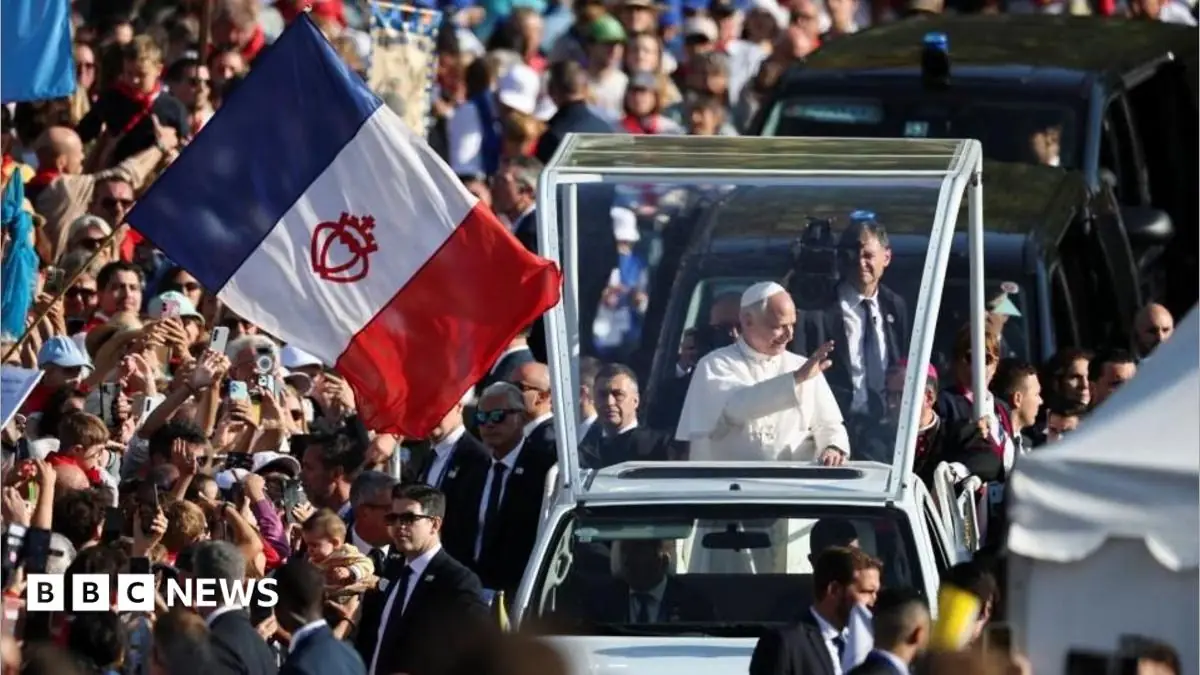 Pope says 'scourge' of abuse must be rooted out as he visits Lourdes