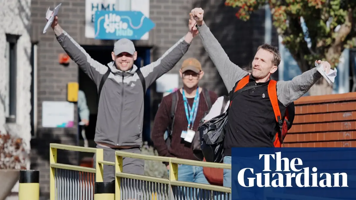 Prisoners thank Andy Burnham as they leave jail in first wave of early releases
